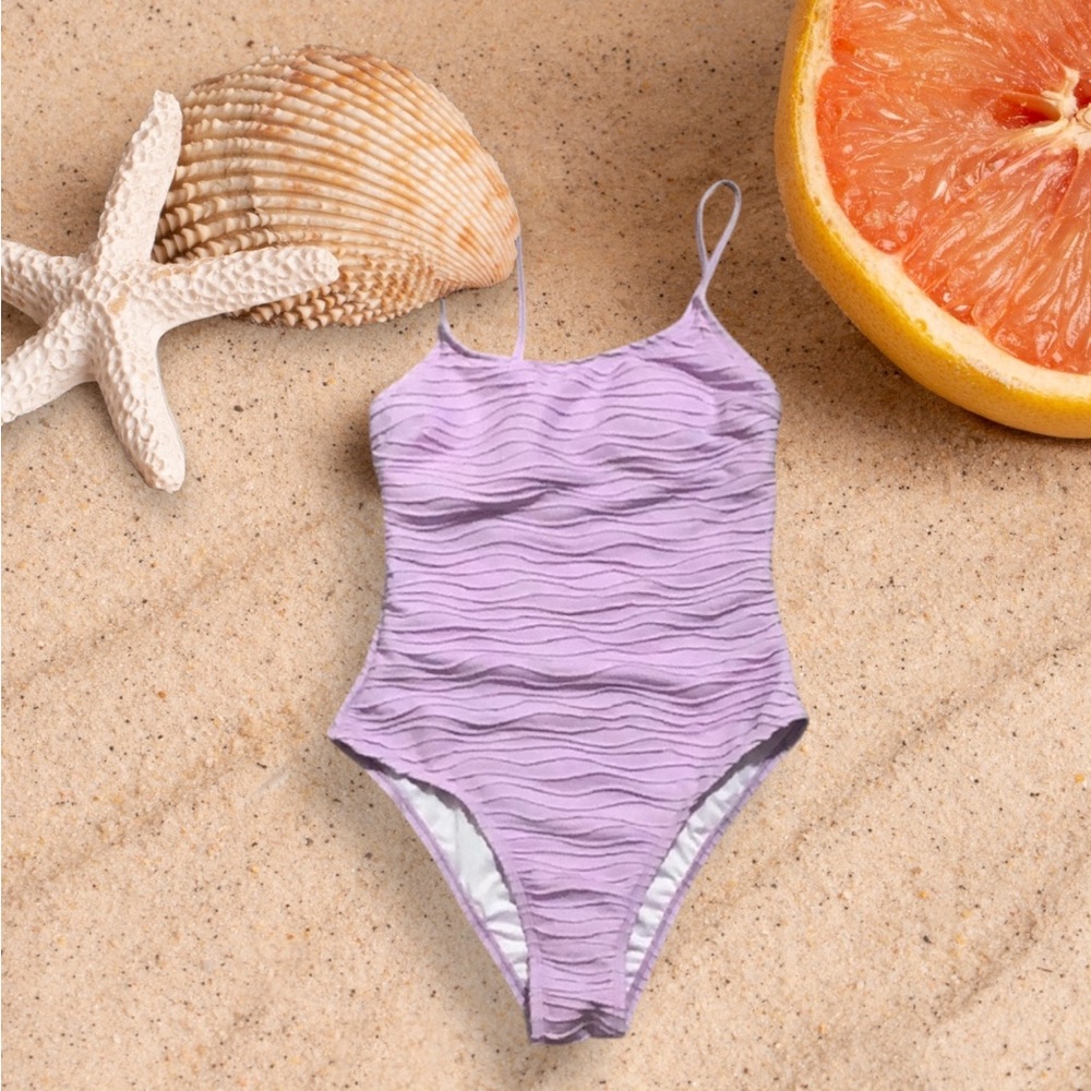 Cupshe Lavender One-Piece Swimsuit